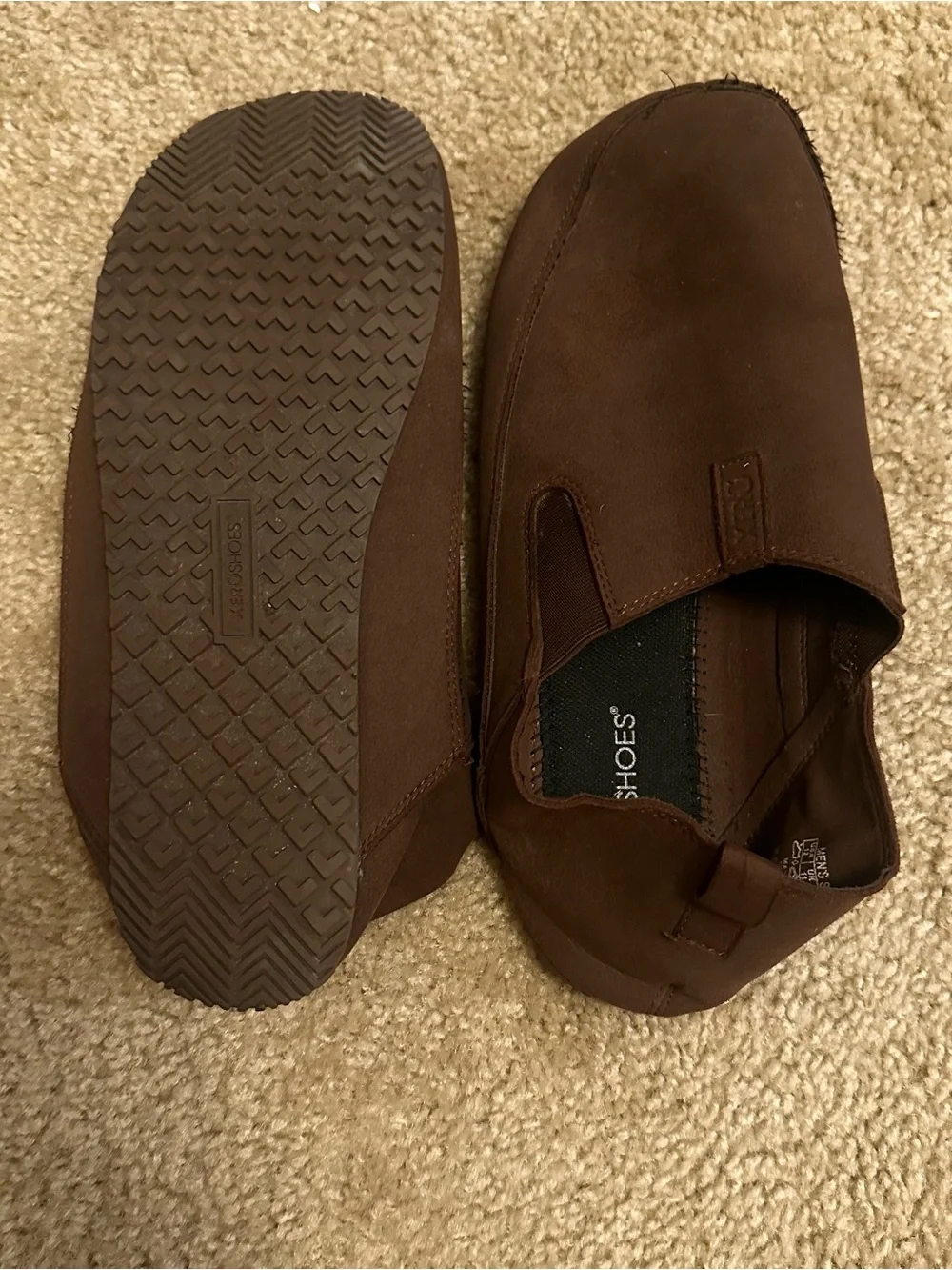 Xero Shoes Mens 12 Sunrise Barefoot Brown Slip On Loafers Shoes Walking 46
